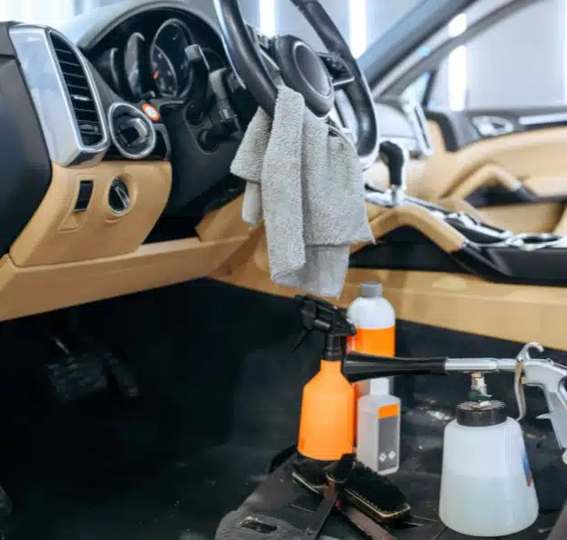 interior car detailing