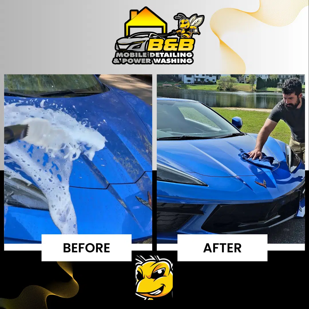 B&B car detailing Before After Post 1